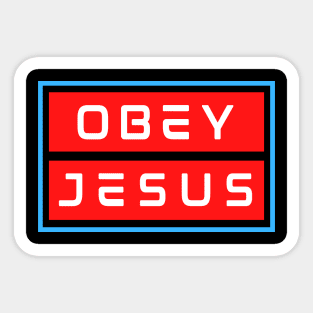 Obey Jesus | Christian Typography Sticker